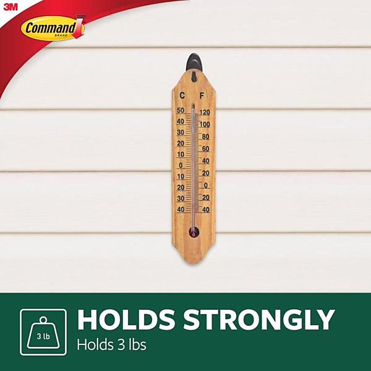 3M 17086S-AWES Medium Plastic Terrace Hooks 3-1/4 in. L 2/Pack