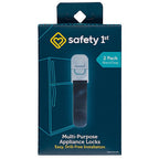 Safety 1st HS148 Black Plastic Appliance Latch 2/Pack