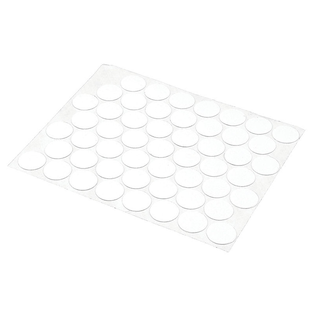Prime-Line KD 16080 Round Plastic Screw Hole Cover 9/16 in. Dia. x 0.3 in. L 53/Pack White