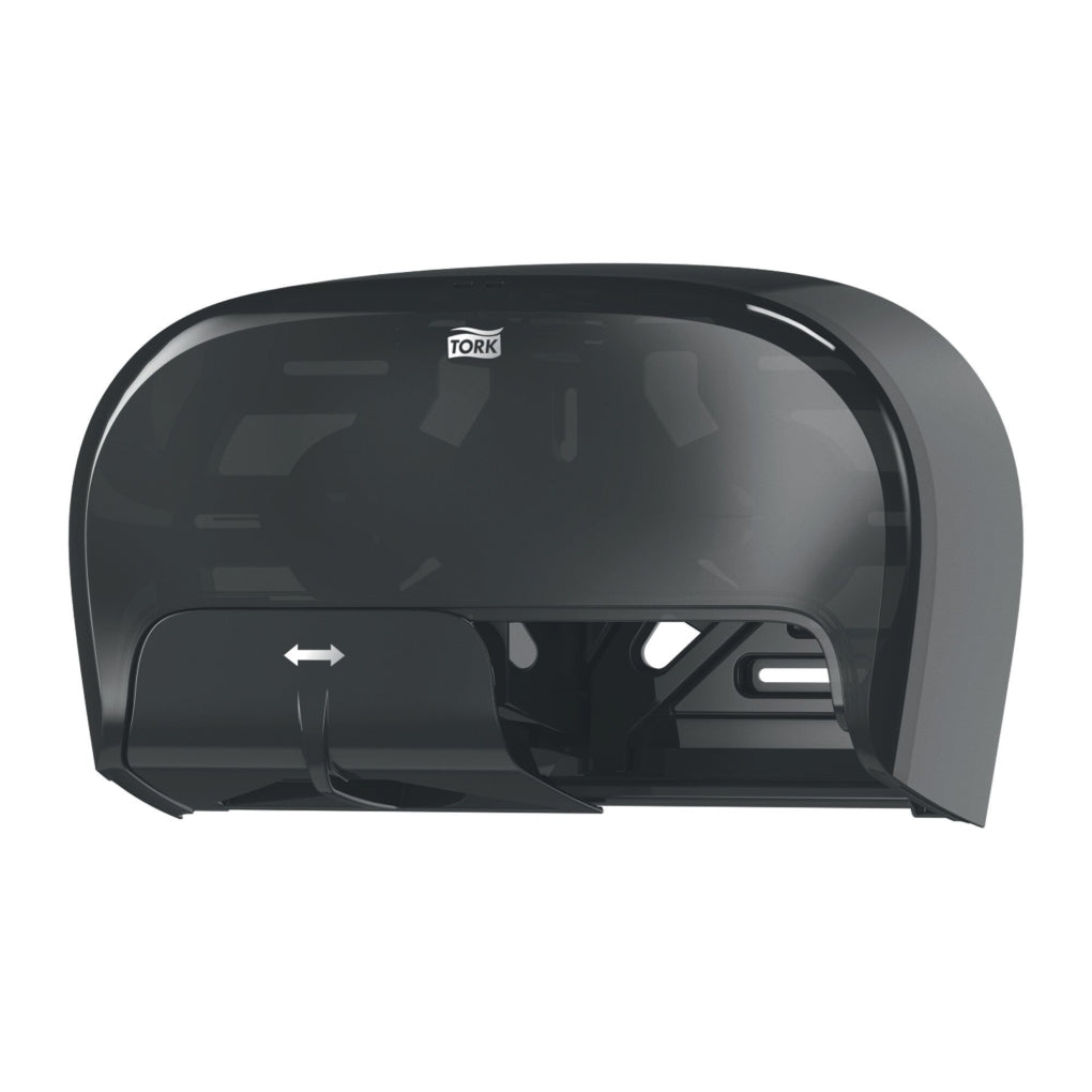 565528 Tork/Essity High Capacity Bath Tissue Roll Dispenser for OptiCore, Black