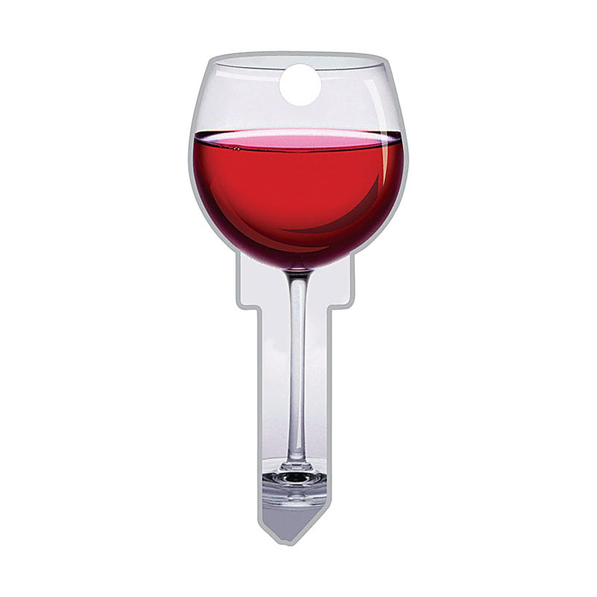 Lucky Line B108K Key Shapes Red Wine House Key Blank KW1/11 Double sided For Kwikset