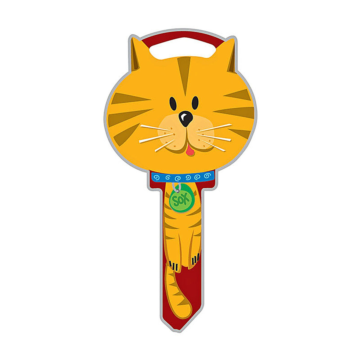 Lucky Line B115S Key Shapes Cat House Key Blank SC1 Double sided For Schlage