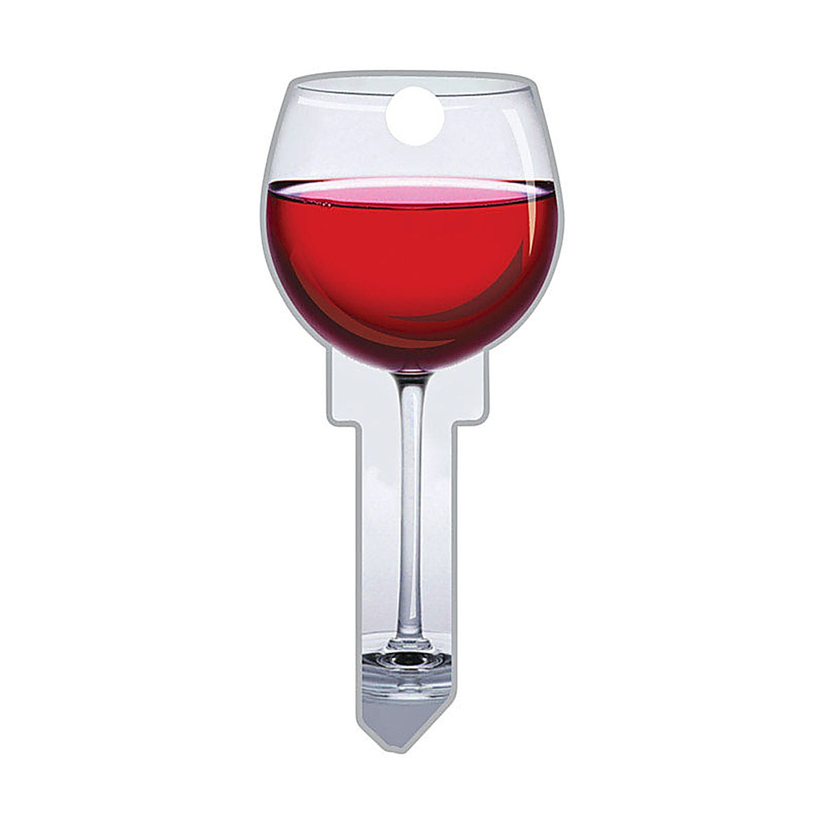 Lucky Line B108S Key Shapes Red Wine House Key Blank SC1 Double sided For Schlage