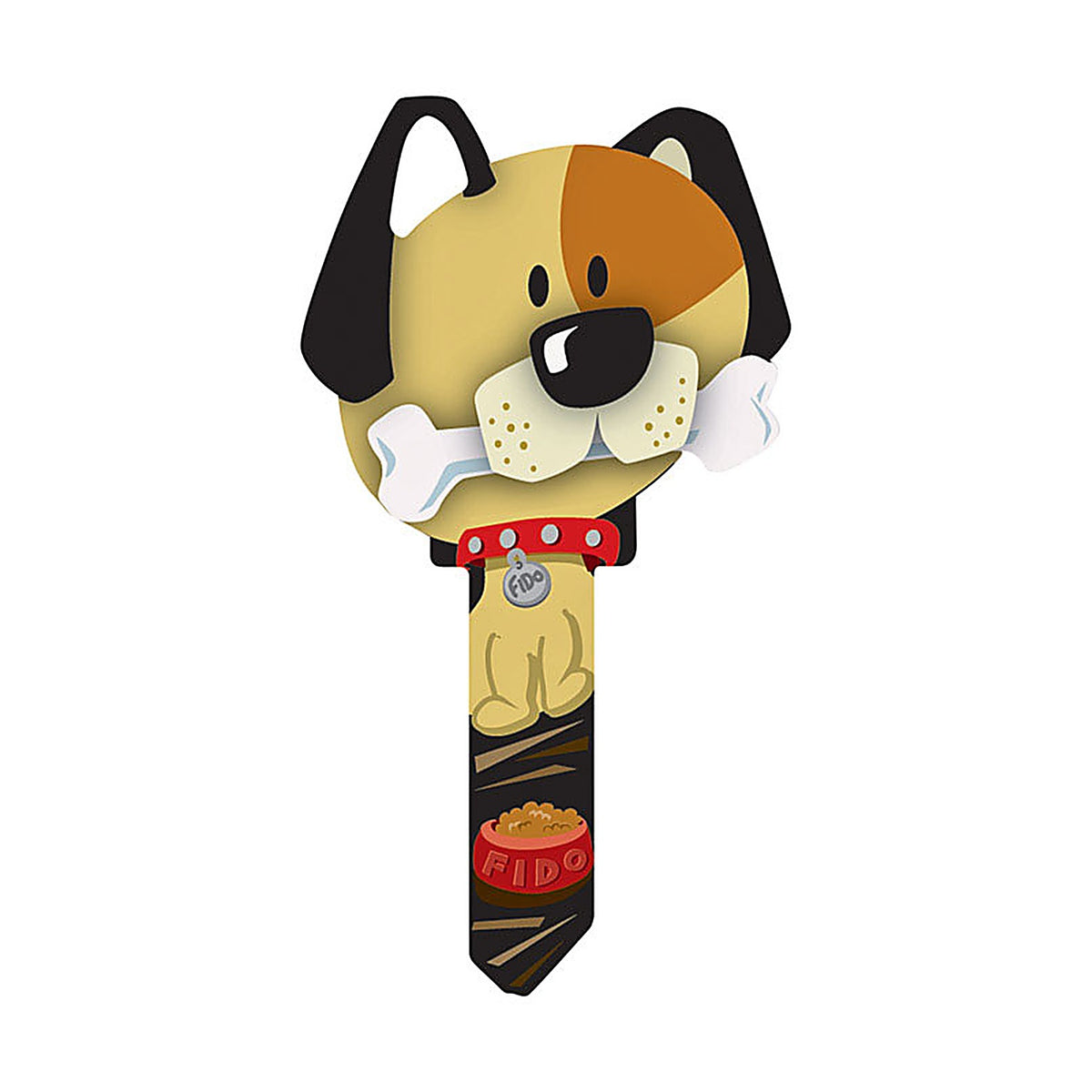 Lucky Line B114S Key Shapes Dog House Key Blank SC1 Double sided For Schlage