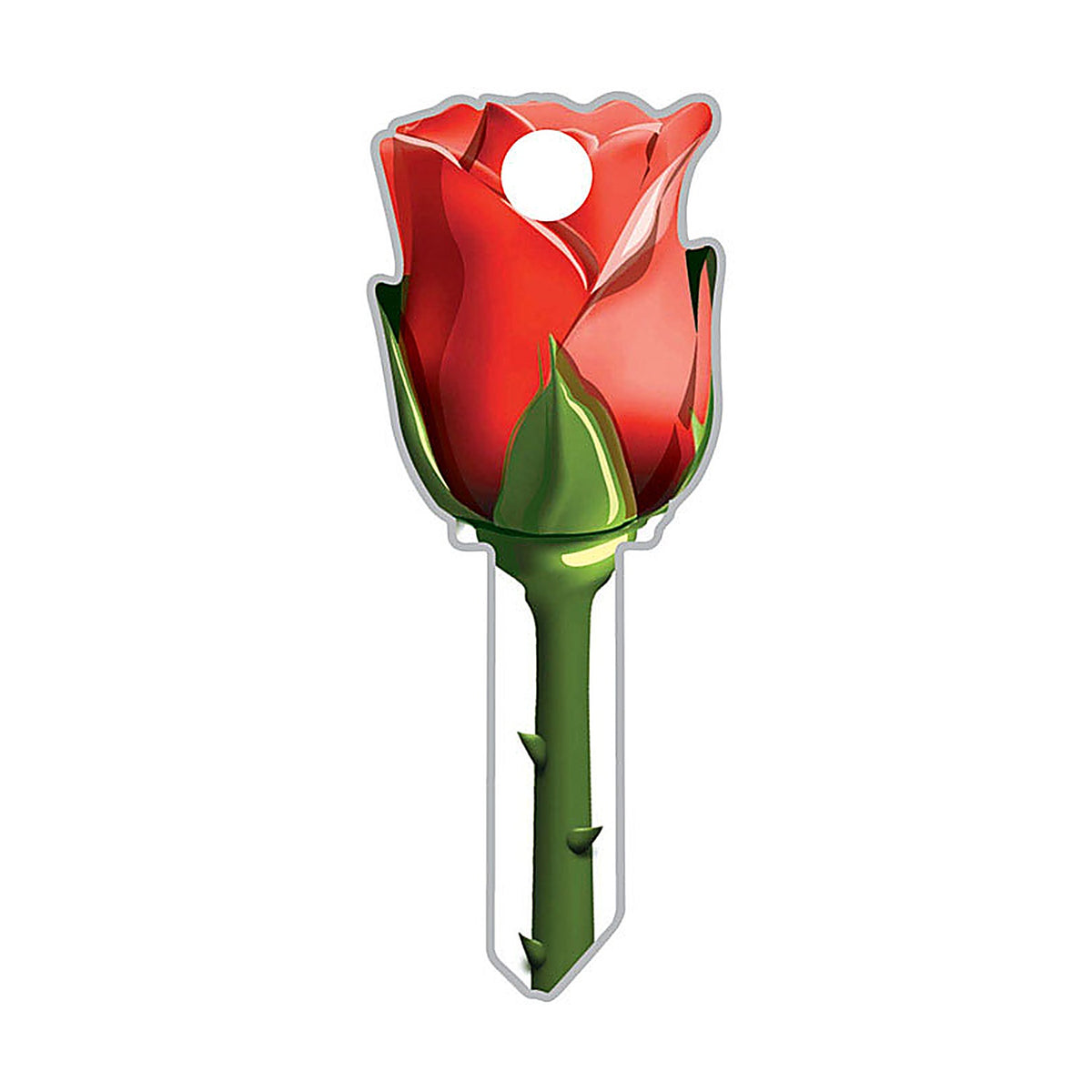 Lucky Line B107S Key Shapes Rose House Key Blank SC1 Double sided For Schlage