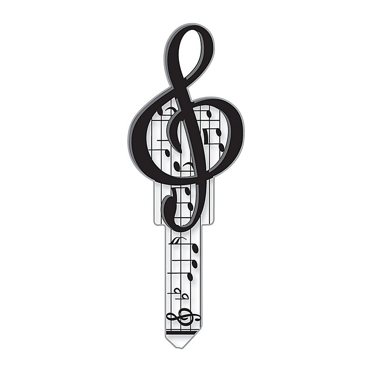 Lucky Line B125K Key Shapes Music House Key Blank KW1/11 Double sided For Kwikset