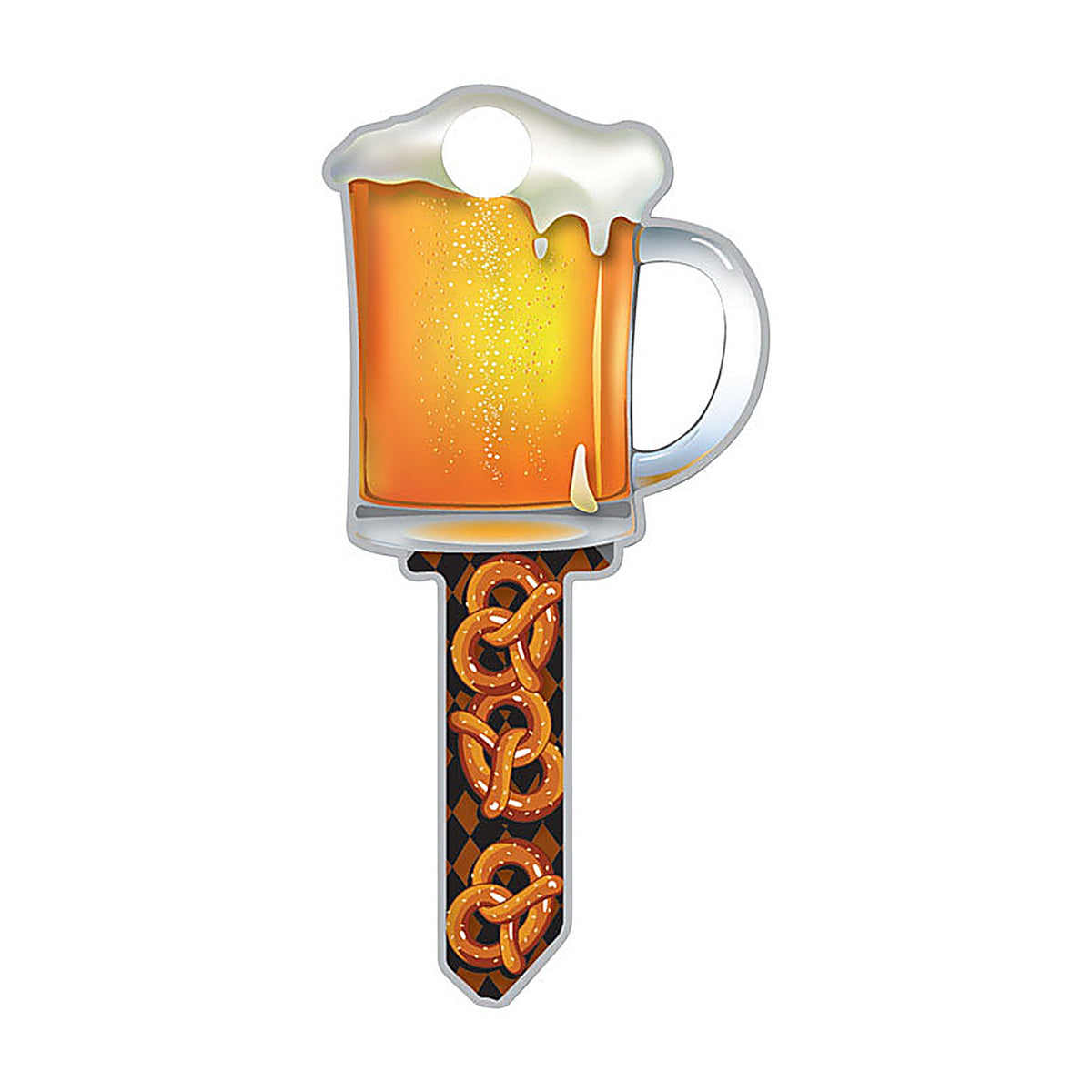 Lucky Line B110K Key Shapes Beer Mug House Key Blank KW1/11 Double sided For Kwikset