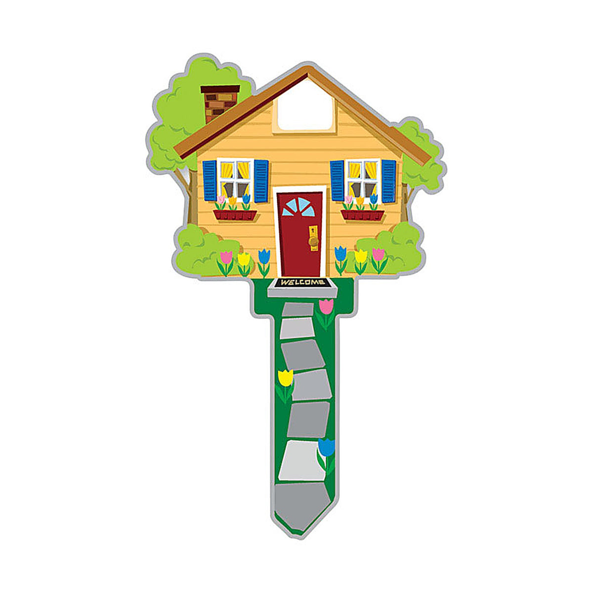 Lucky Line B105K Key Shapes Home House Key Blank KW1/11 Double sided For Kwikset
