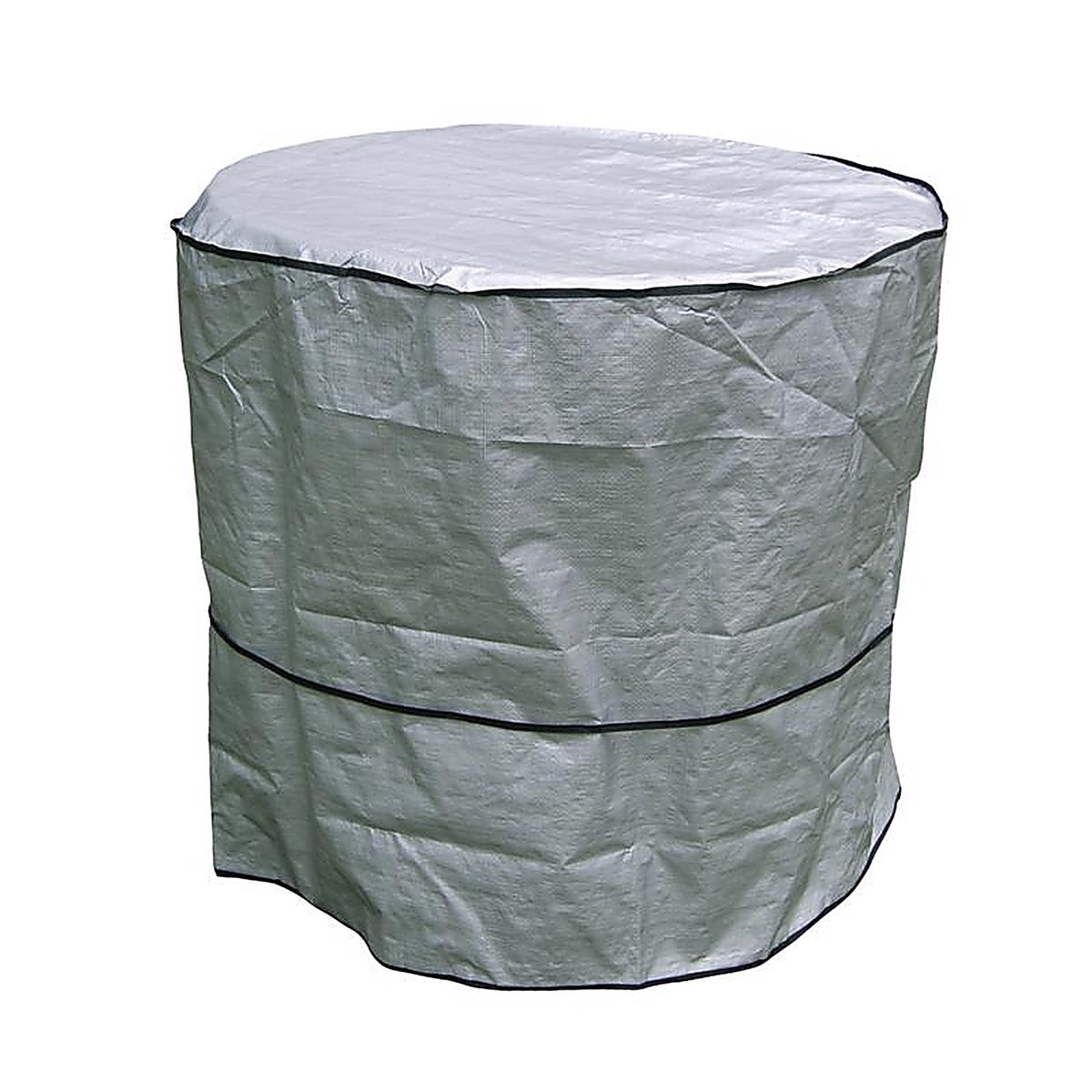 M-D 3426 30 in. H x 34 in. W Polyethylene Gray Round Central Air Conditioner Cover