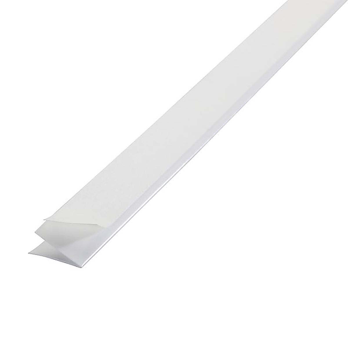 M-D 3525 White Plastic Weatherstrip For V Shaped, Doors and Windows 17 ft. L x 7/8 in.
