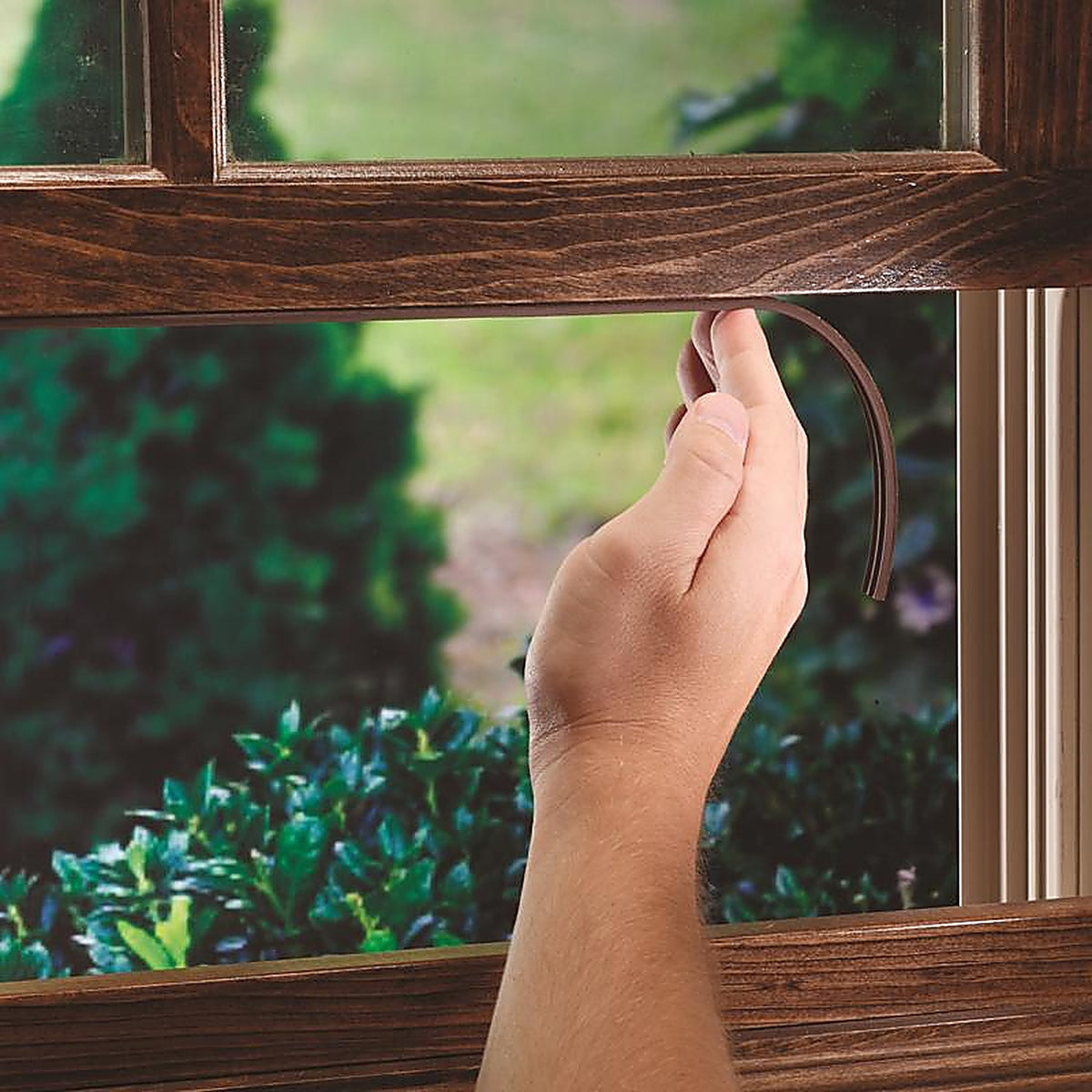 M-D 2592 Brown Rubber Weather Stripping Tape For Doors and Windows, Doors and Windows
