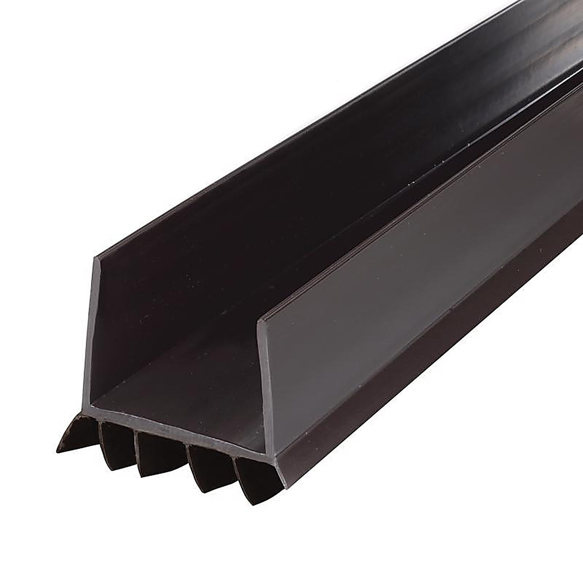 M-D 43337 Brown Vinyl Door Seal For Door Bottom 3 ft. L x 1-3/4 in.