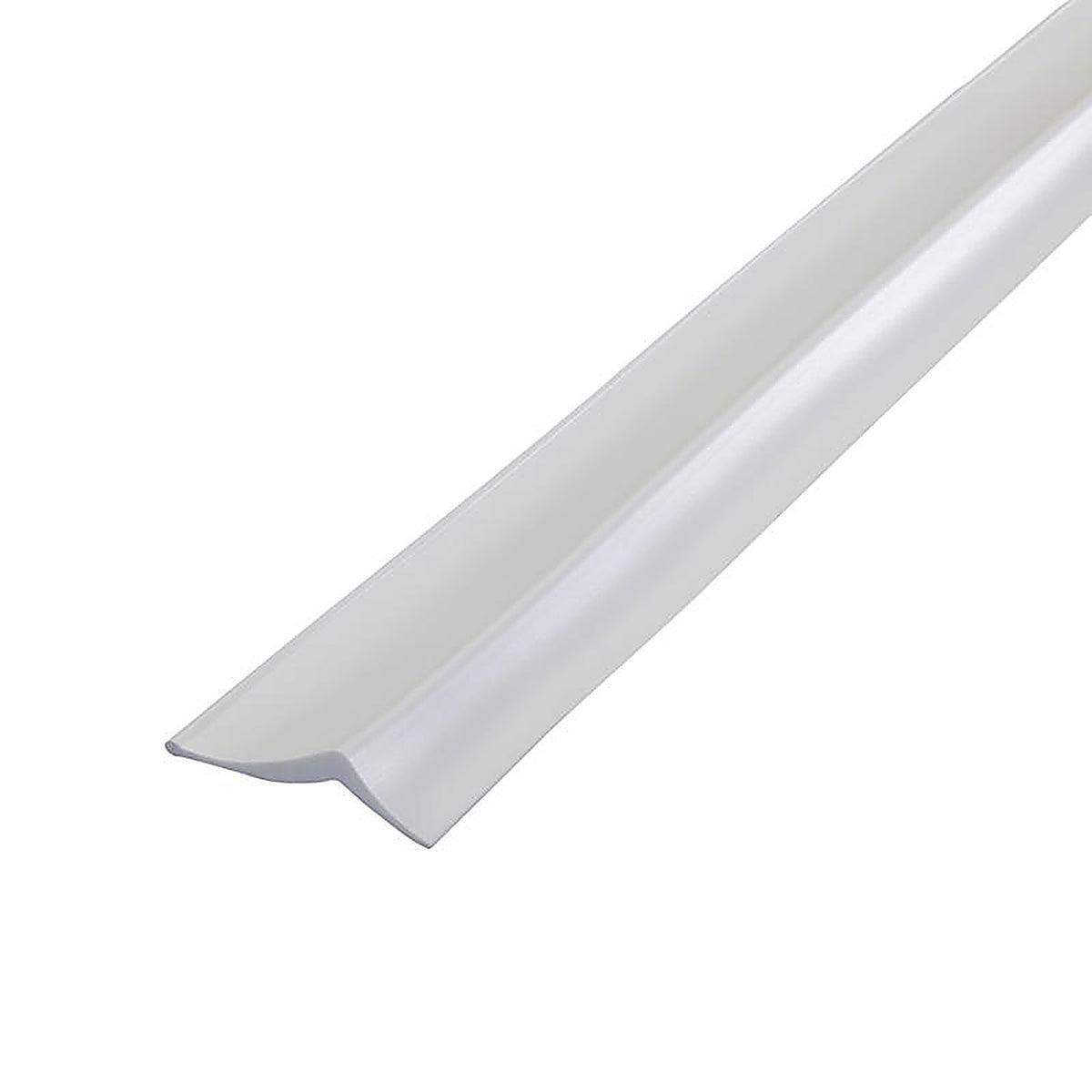 M-D 3822 White Vinyl Door Set Seal For Garage Doors, Garage Doors 30 ft. L x 1 in.
