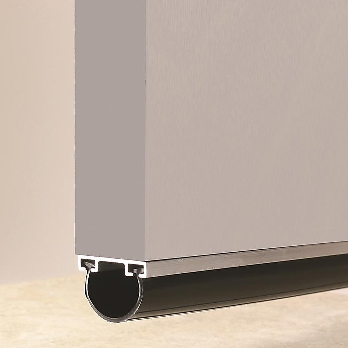 M-D 8460 Black Vinyl Replacement Bottom For Garage Doors, Garage Doors 9 ft. L x 1/16 in.