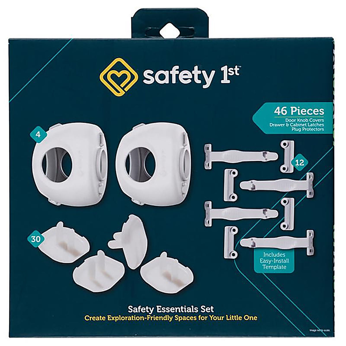 Safety 1st HS267 White Plastic Childproofing Kit 46/pc.