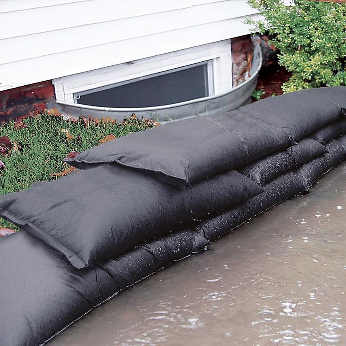 Quick Dam QD1224-6ES 3.5 in. H x 12 in. W x 24 in. L Sandless Sandbags 6/Pack