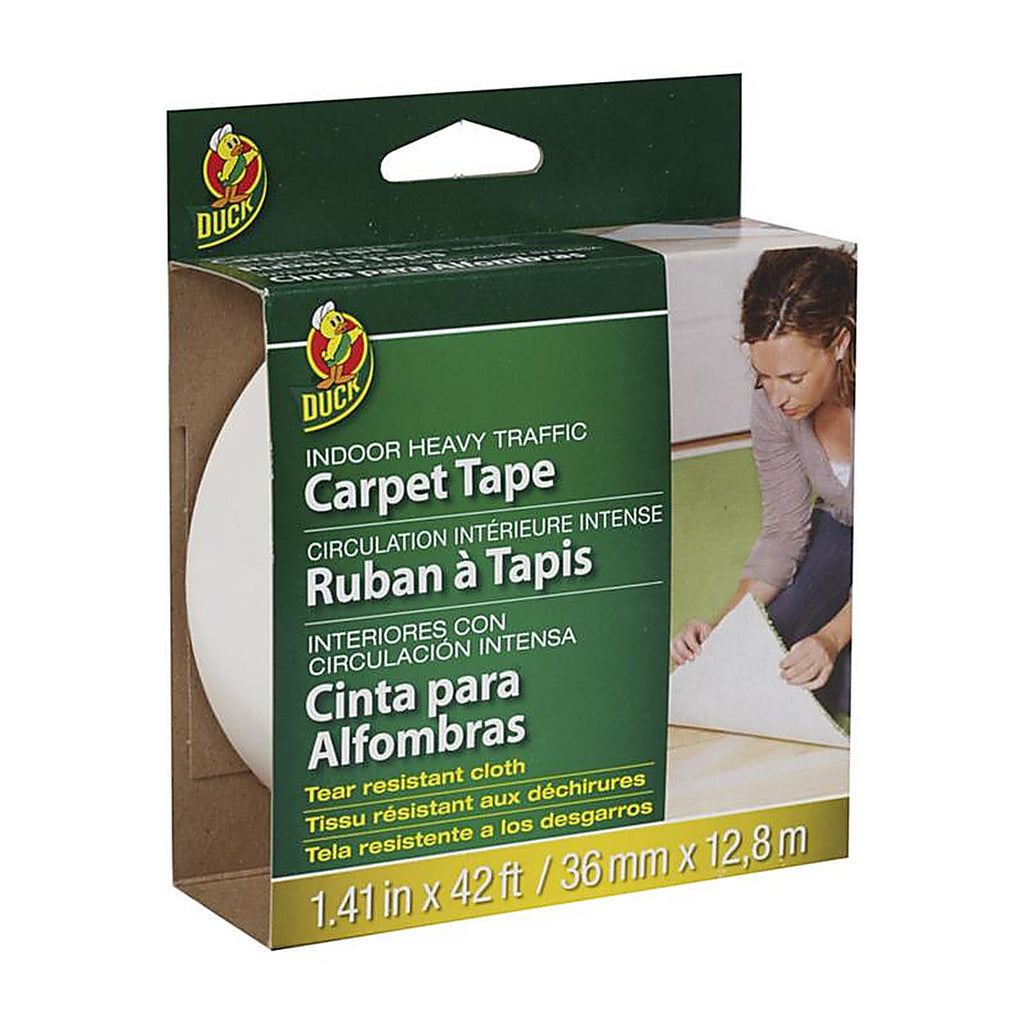 Duck 286375 1.41 W x 42 ft. L Polyester Indoor Carpet Tape