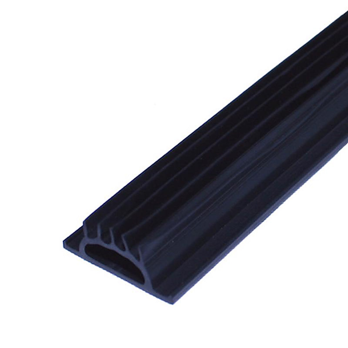 M-D 25756 Black Aluminum/Vinyl Threshold Insert For Doors, Doors 36 in. L x 3/8 in.