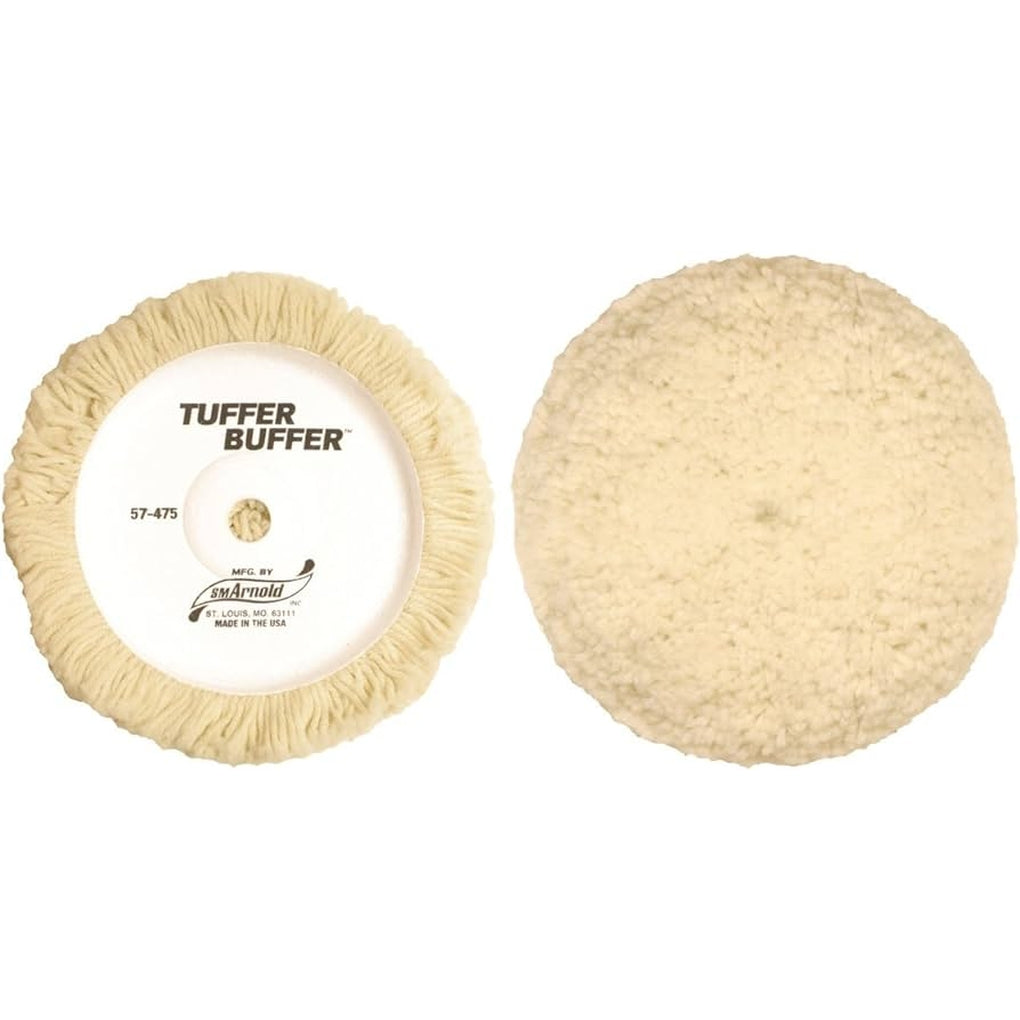 S.M. Arnold 57-475 Tuffer Buffer, 7.50" Diameter 2" Wool