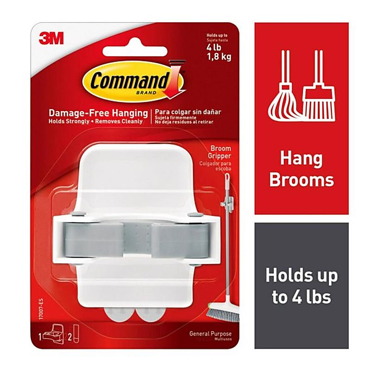 3M 17007-ES Large Plastic Gripper 3-1/3 in. L 1/Pack