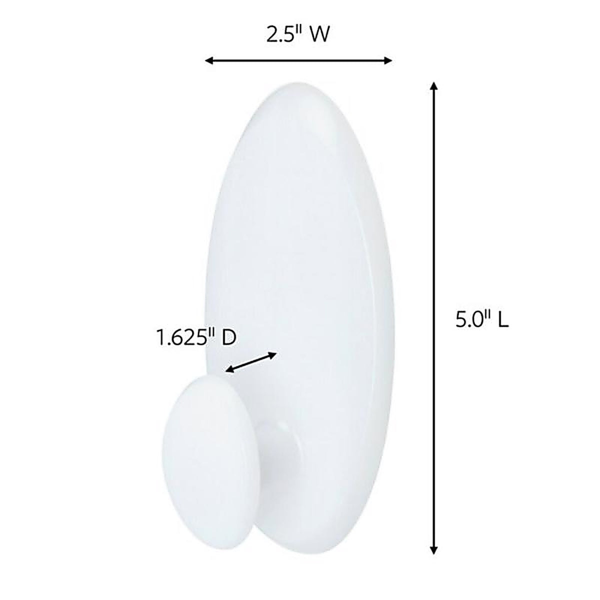 3M 17019-ES Large Plastic Clothes Hanger 5 in. L 1/Pack
