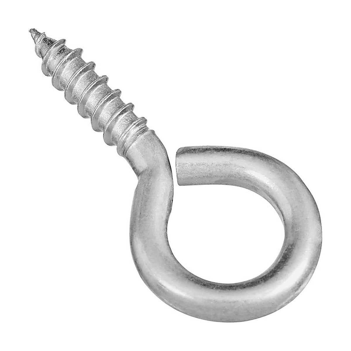 National Hardware N119-198 0.22 in. Dia. x 2-3/16 in. L Zinc-Plated Steel Screw Eye 65 lb. capacity 3/Pack