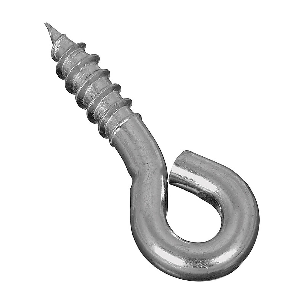National Hardware N118-224 0.19 in. Dia. x 1-5/8 in. L Zinc-Plated Steel Screw Eye 75 lb. capacity 5/Pack