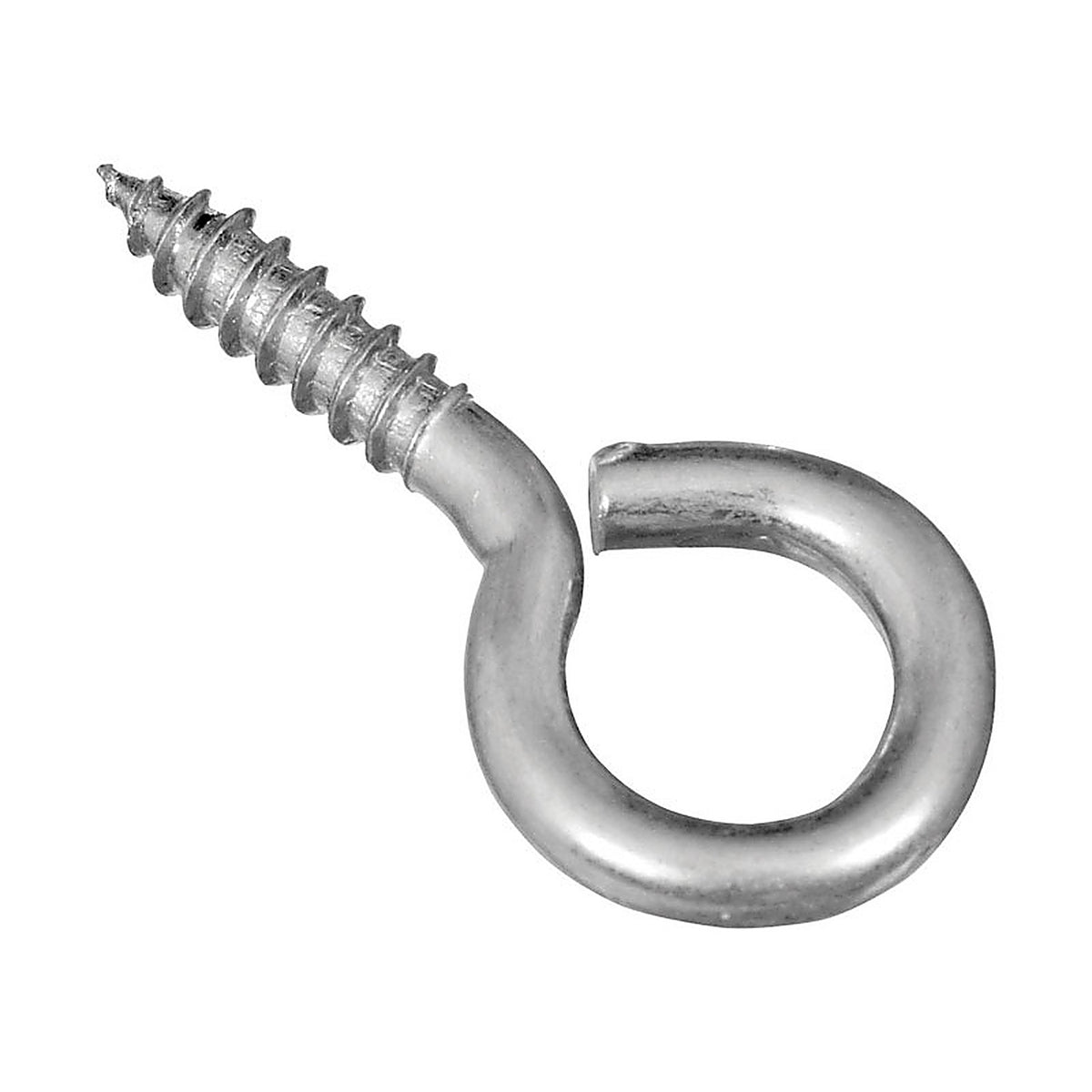 National Hardware N119-263 0.16 in. Dia. x 1-5/8 in. L Zinc-Plated Steel Screw Eye 30 lb. capacity 6/Pack