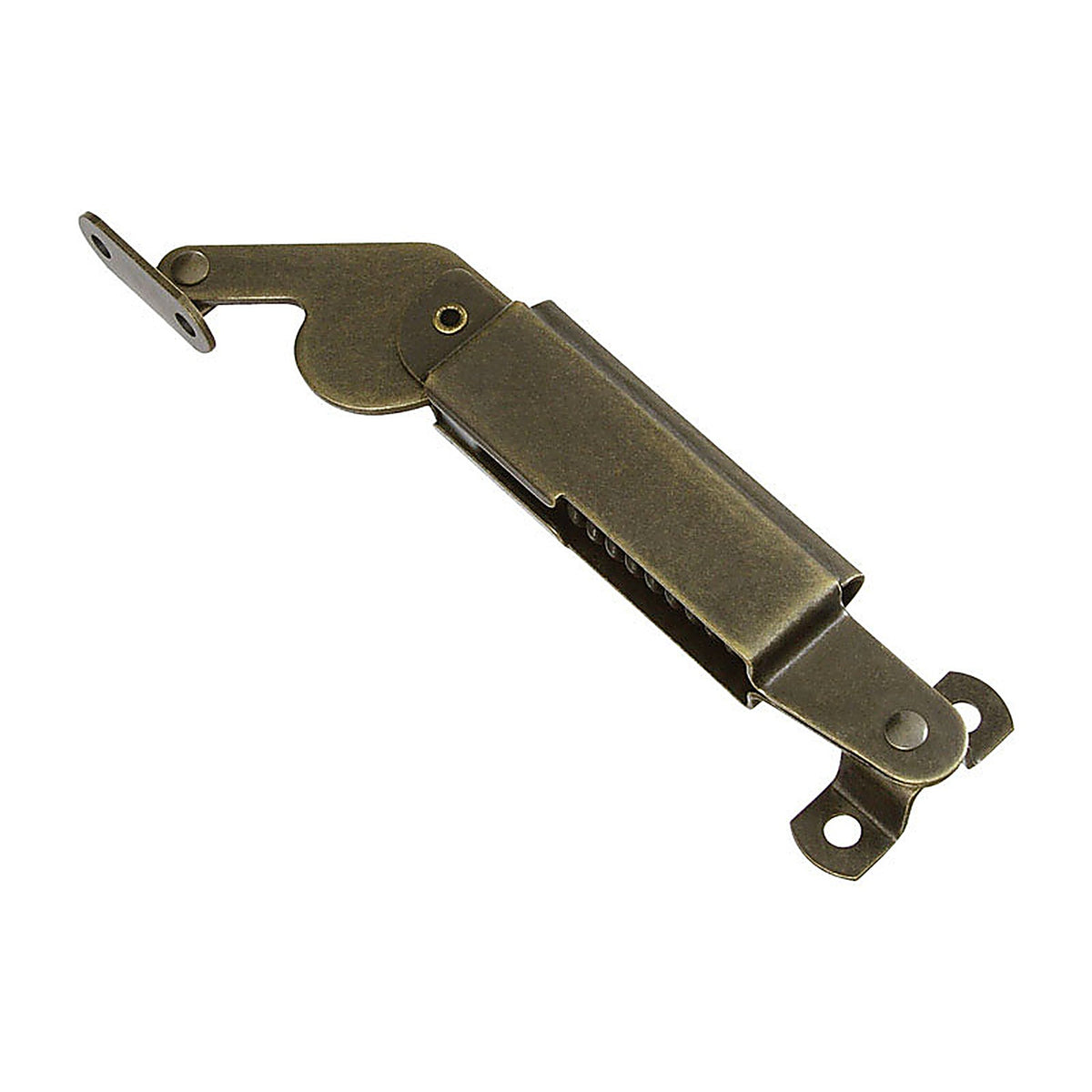 National Hardware N208-678 Antique Brass Steel Right Hand Mount Spring Lid Support 1/Pack 5.5 in.