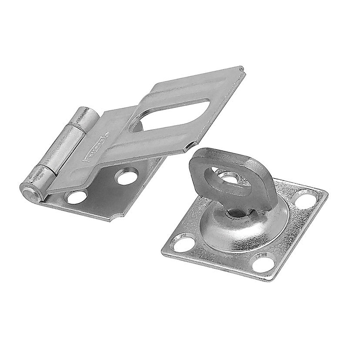 National Hardware N102-855 Zinc-Plated Aluminum/Steel 3-1/4 in. L Swivel Staple Safety Hasp 1