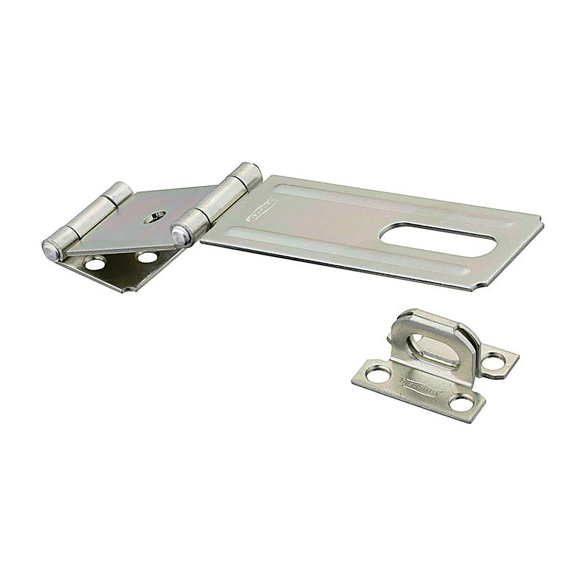 National Hardware N103-291 Zinc-Plated Aluminum/Steel 4-1/2 in. L Double Hinge Safety Hasp 1