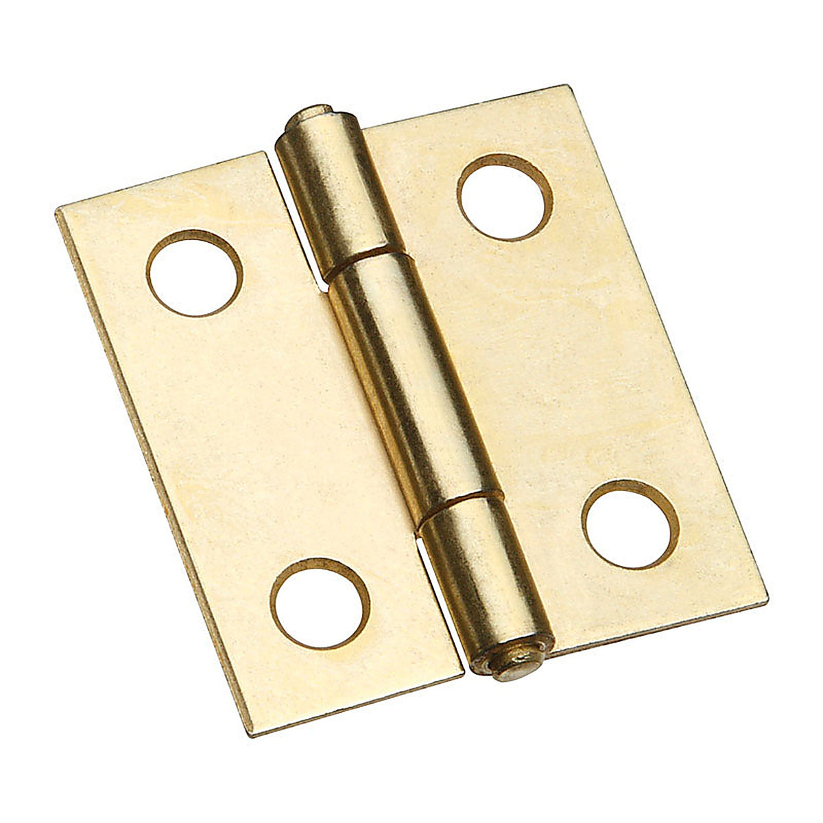 National Hardware N146-068 1-1/2 in. L Brass-Plated Narrow Hinge 2/Pack