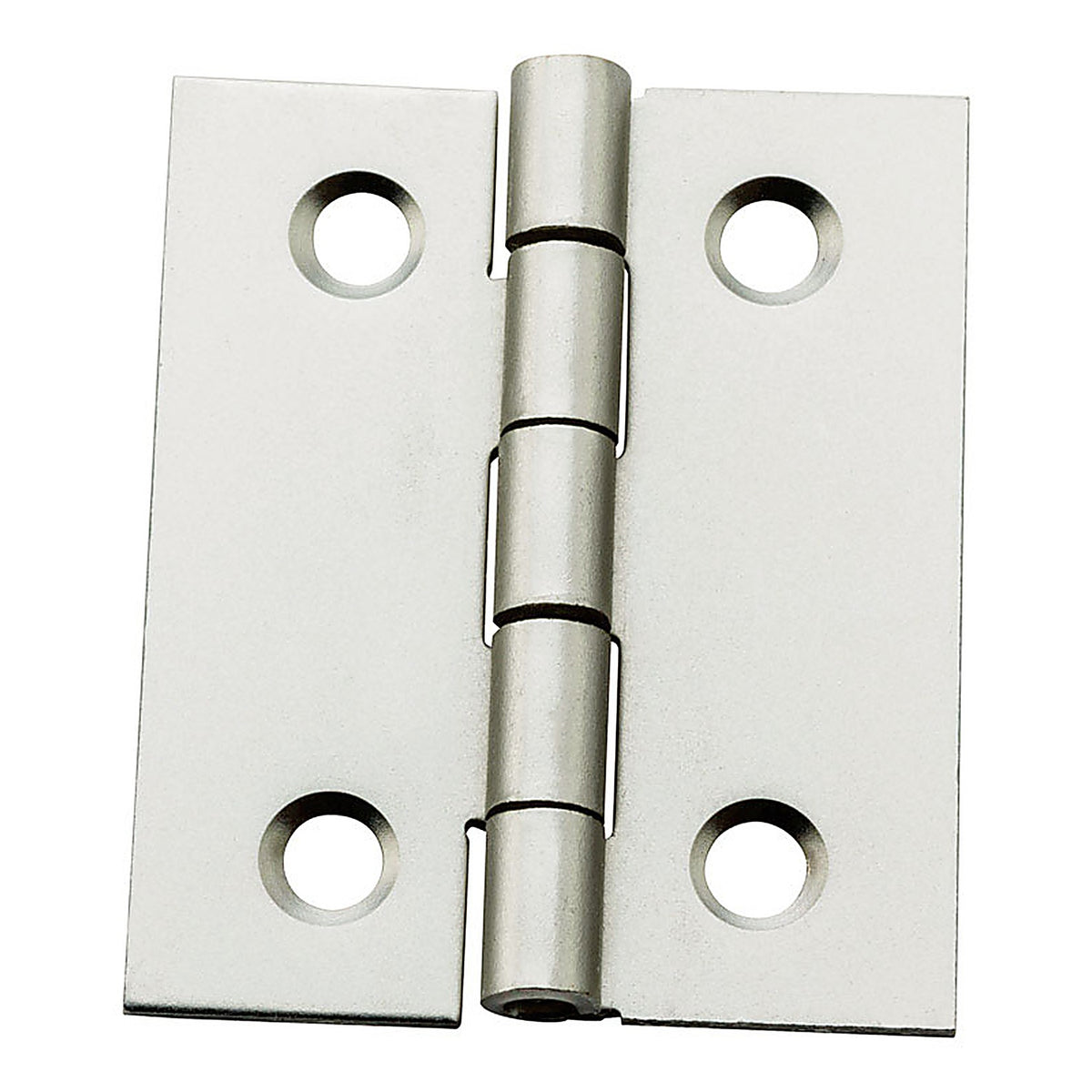 National Hardware N211-014 1-1/2 in. L Satin Nickel Door Hinge 2/Pack