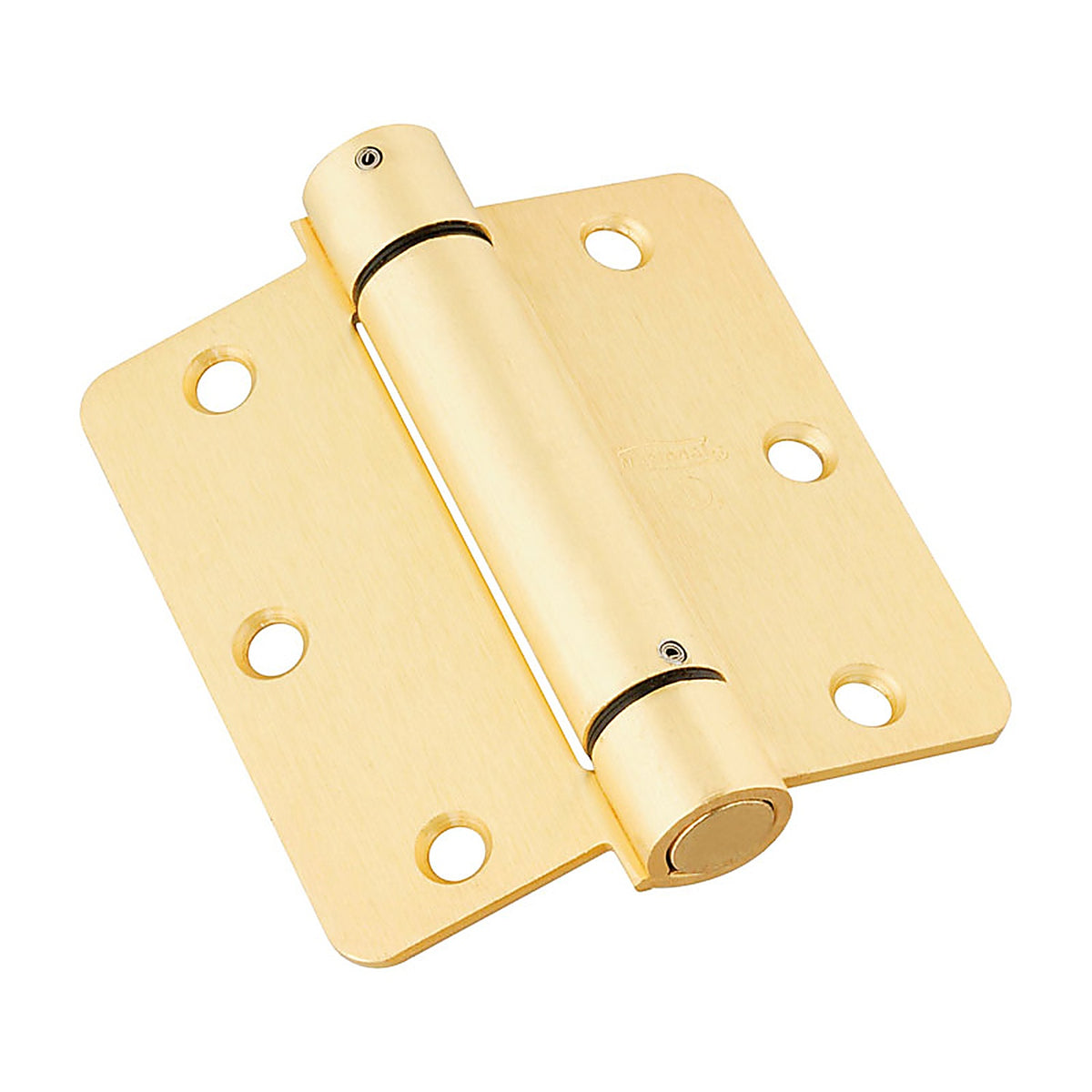 National Hardware N185-199 3-1/2 in. L Brass-Plated Spring Hinge 1/Pack