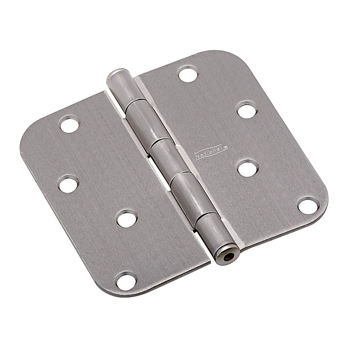 National Hardware N830-243 4 in. L Satin Nickel Door Hinge 1/Pack