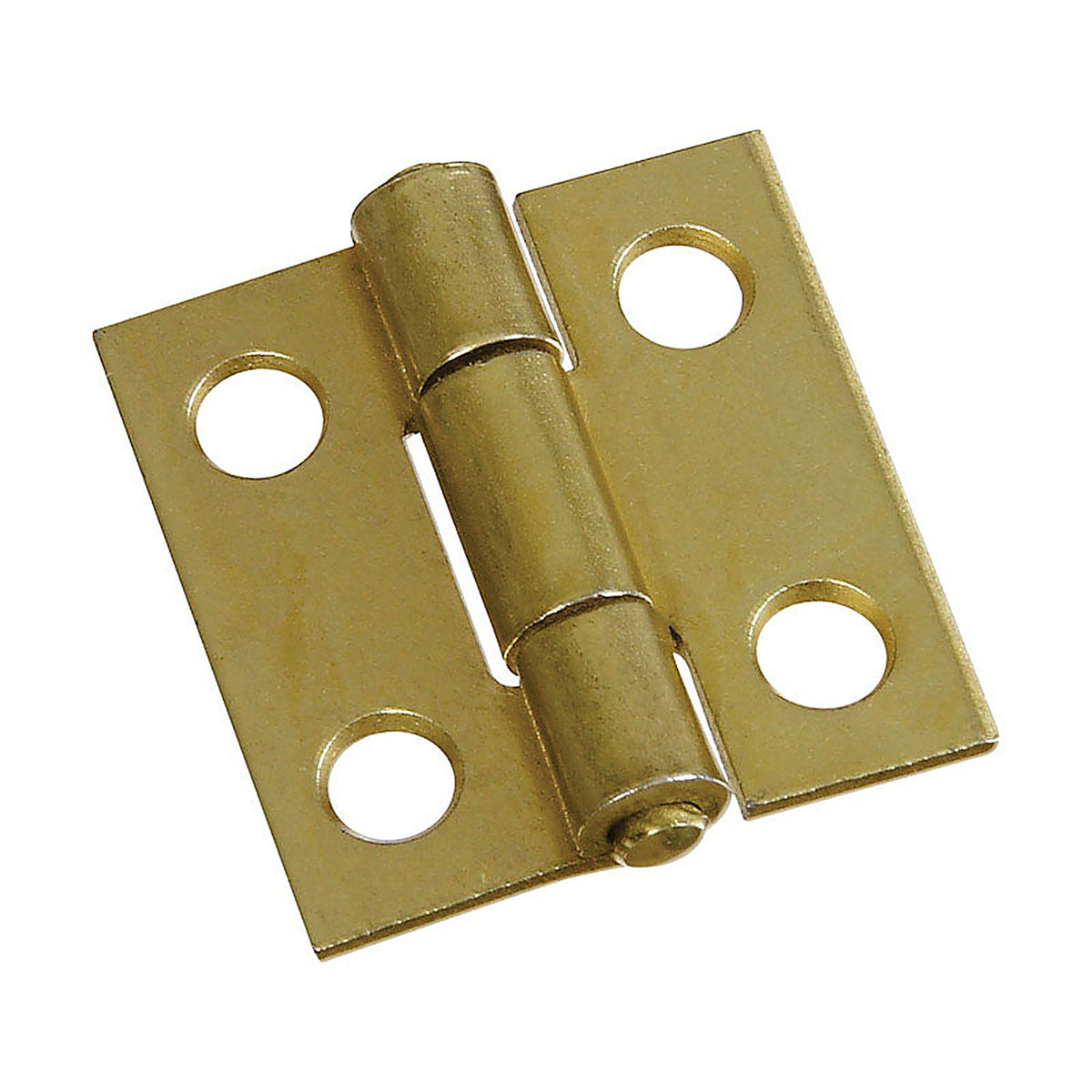 National Hardware N145-946 1 in. L Brass-Plated Narrow Hinge 2/Pack