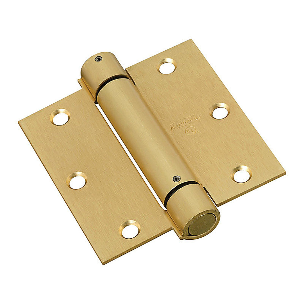 National Hardware N184-556 3-1/2 in. L Brass-Plated Spring Hinge 1/Pack
