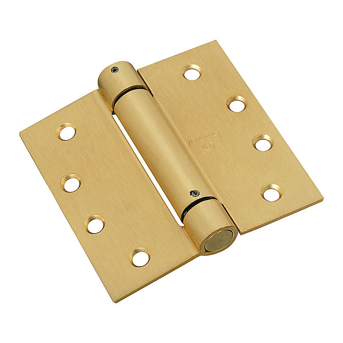 National Hardware N184-572 4 in. L Brass-Plated Spring Hinge 1/Pack