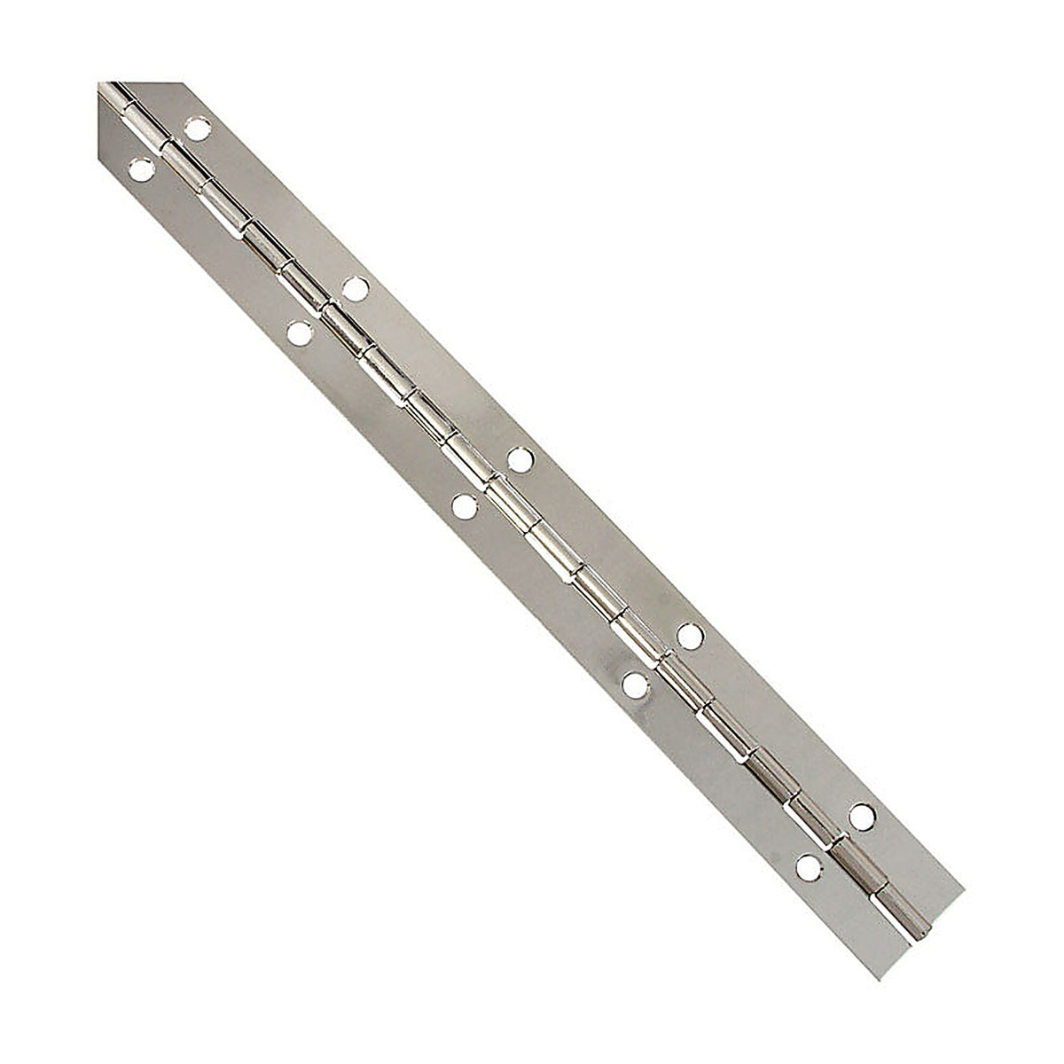 National Hardware N265-371 12 in. L Nickel Continuous Hinge 1/Pack