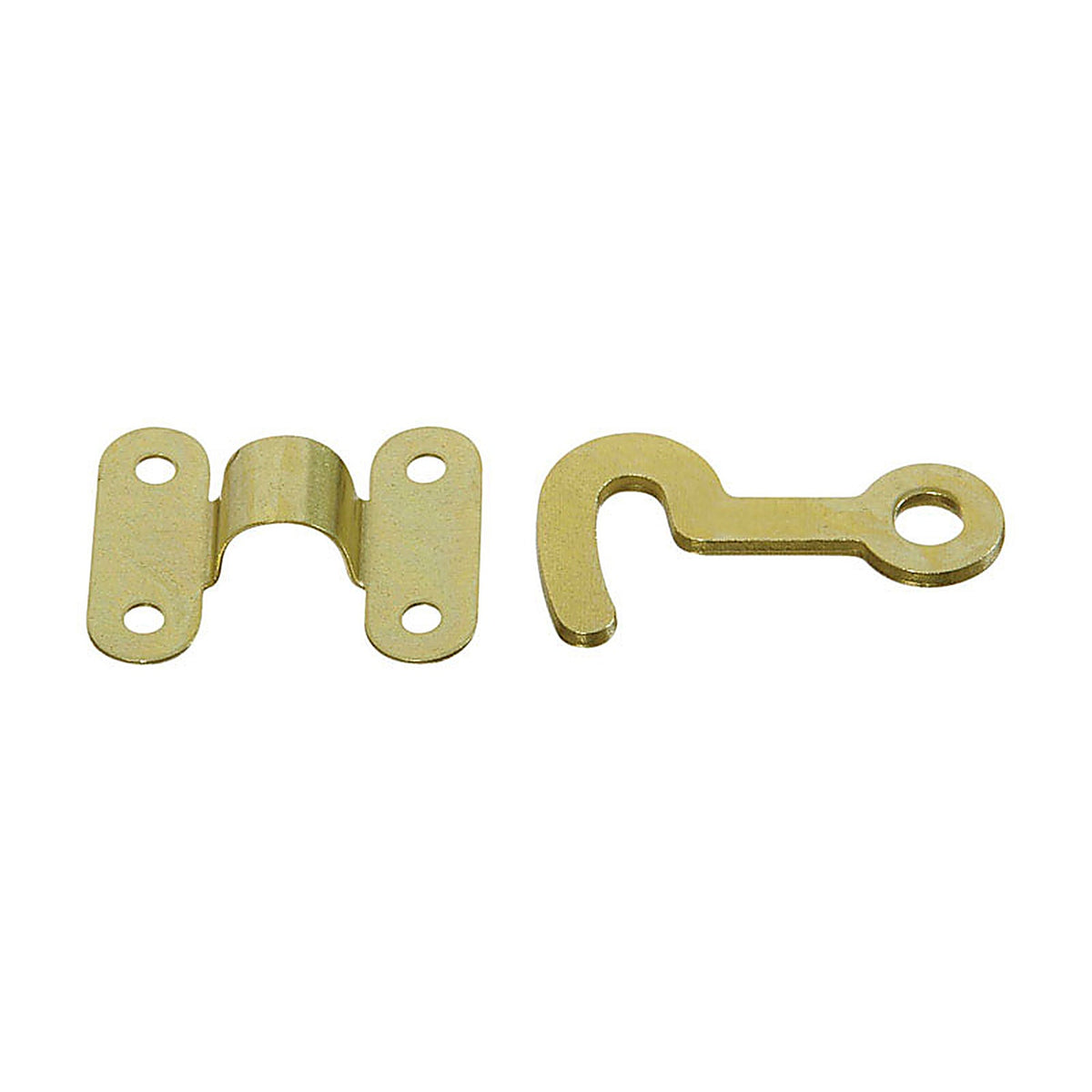 National Hardware N211-938 Brass-Plated Steel 2/Pack Hook and Staple 2 in.