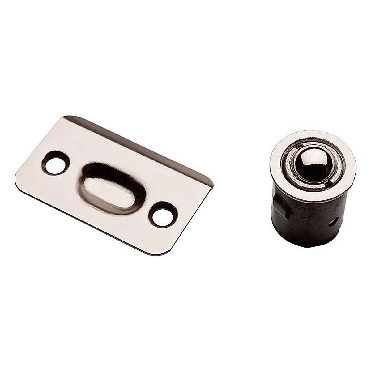National Hardware N830-107 Satin Nickel Steel Drive-In Ball Catch 1/Pack