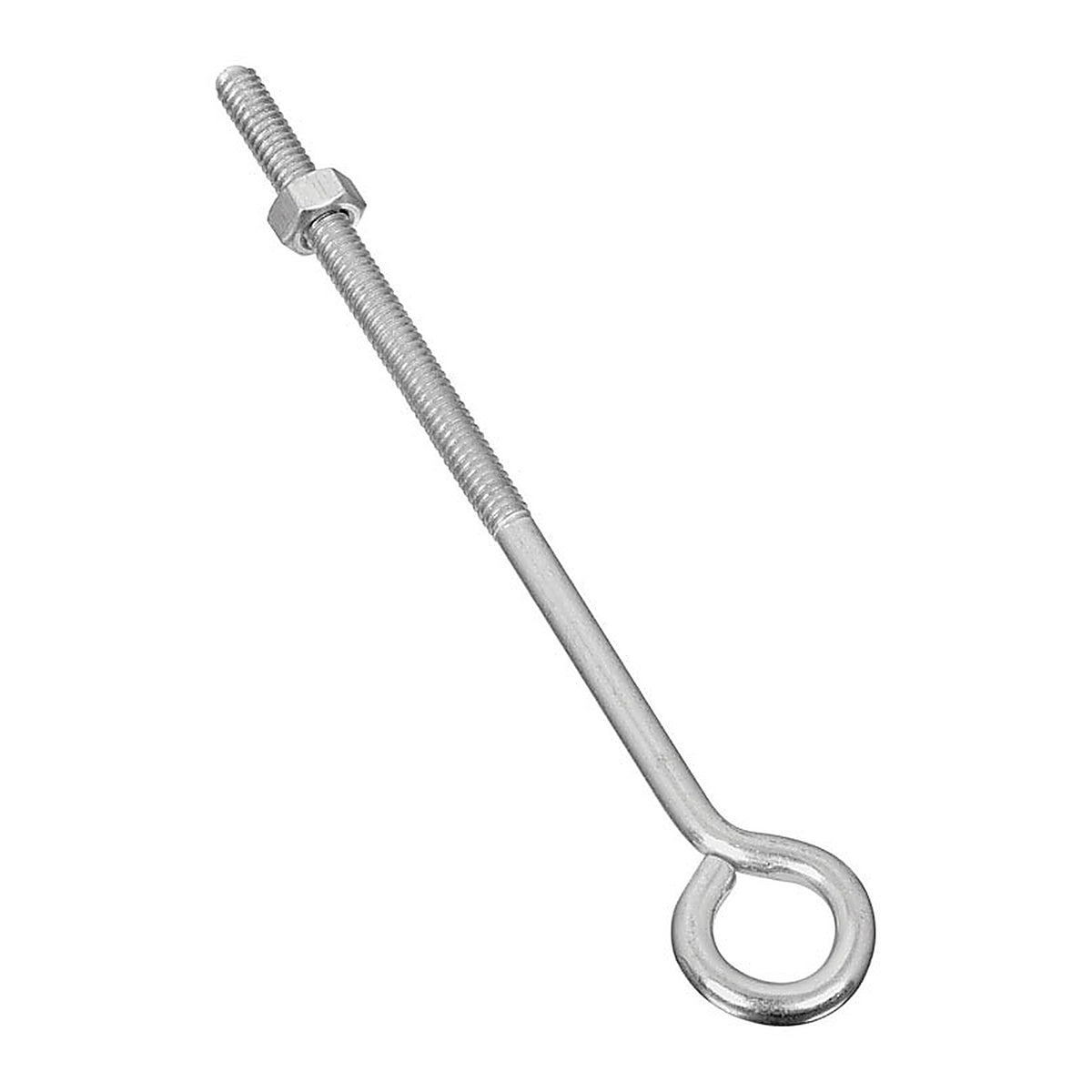 National Hardware N221-143 1/4 in. x 6 in. L Zinc-Plated Steel Eyebolt Nut Included