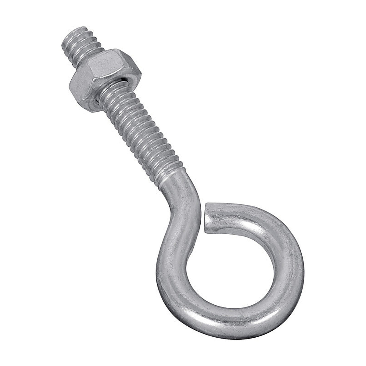 National Hardware N221-101 1/4 in. x 2-1/2 in. L Zinc-Plated Steel Eyebolt Nut Included