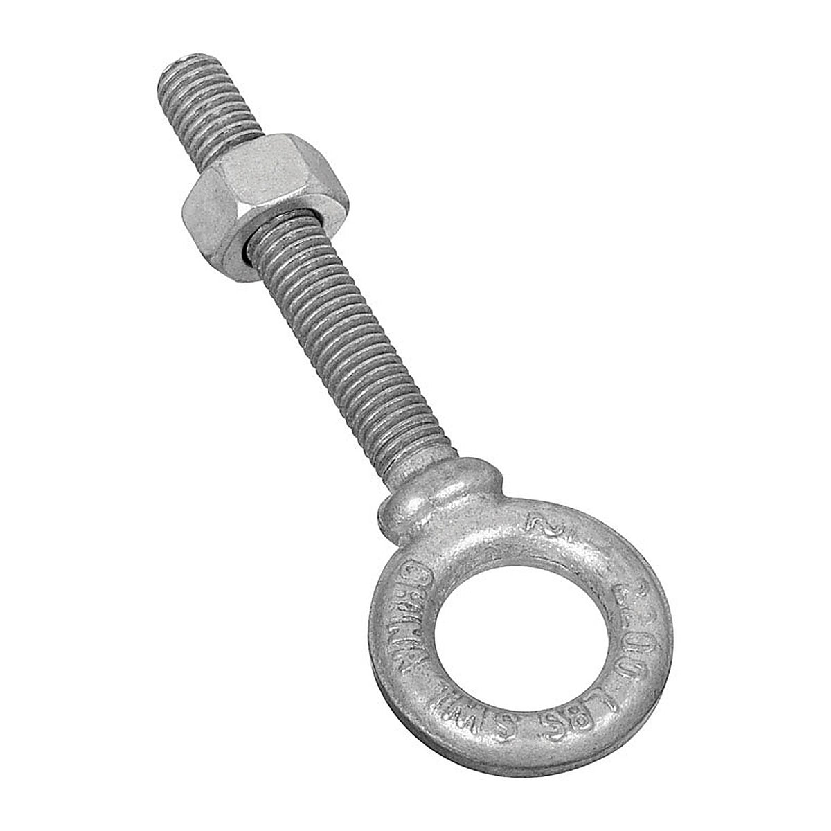 National Hardware N245-159 1/2 in. x 3-1/4 in. L Hot Dipped Galvanized Steel Eyebolt Nut Included