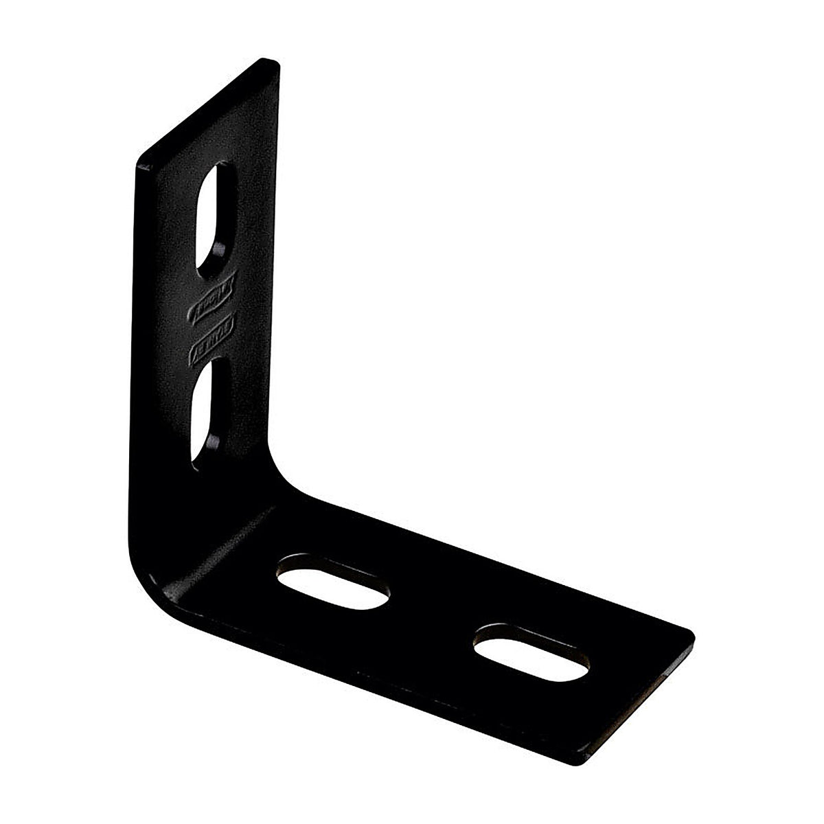 National Hardware N351-463 3.1 in. H x 1.5 in. W x 0.125 in. D Black Carbon Steel Inside/Outside Corner Brace