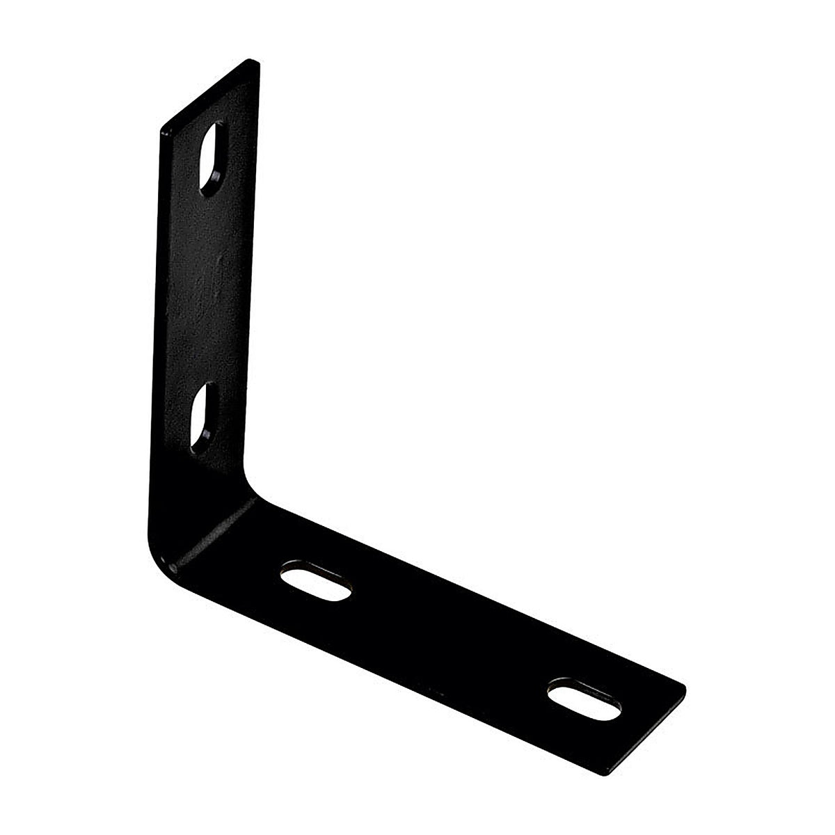 National Hardware N351-464 5.1 in. H x 1.5 in. W x 0.125 in. D Black Carbon Steel Inside/Outside Corner Brace