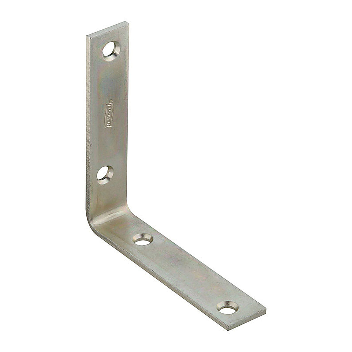National Hardware N220-145 4 in. H x 0.88 in. W x 0.12 in. D Zinc-Plated Steel Inside Corner Brace