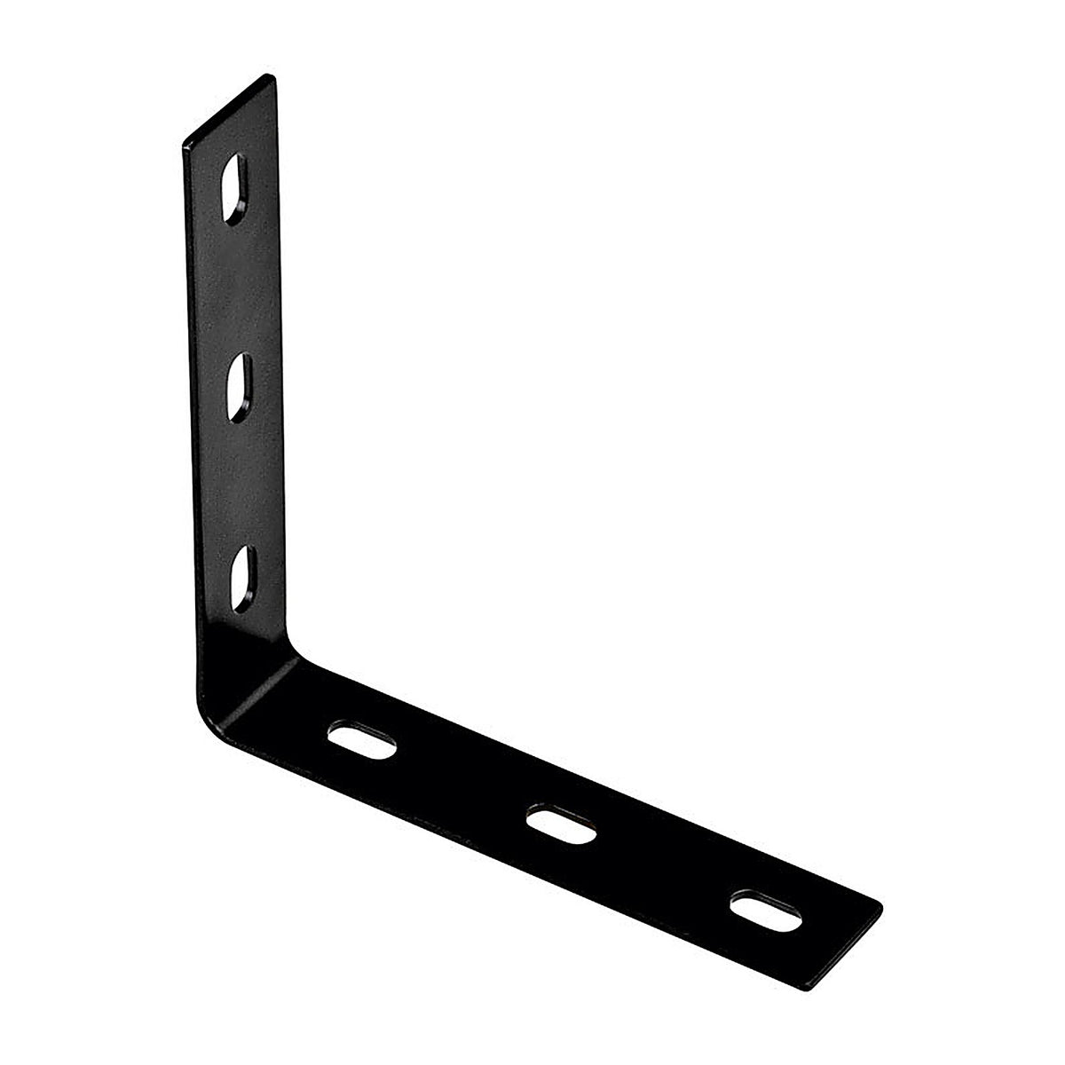 National Hardware N351-465 7.1 in. H x 1.5 in. W x 0.125 in. D Black Carbon Steel Inside/Outside Corner Brace