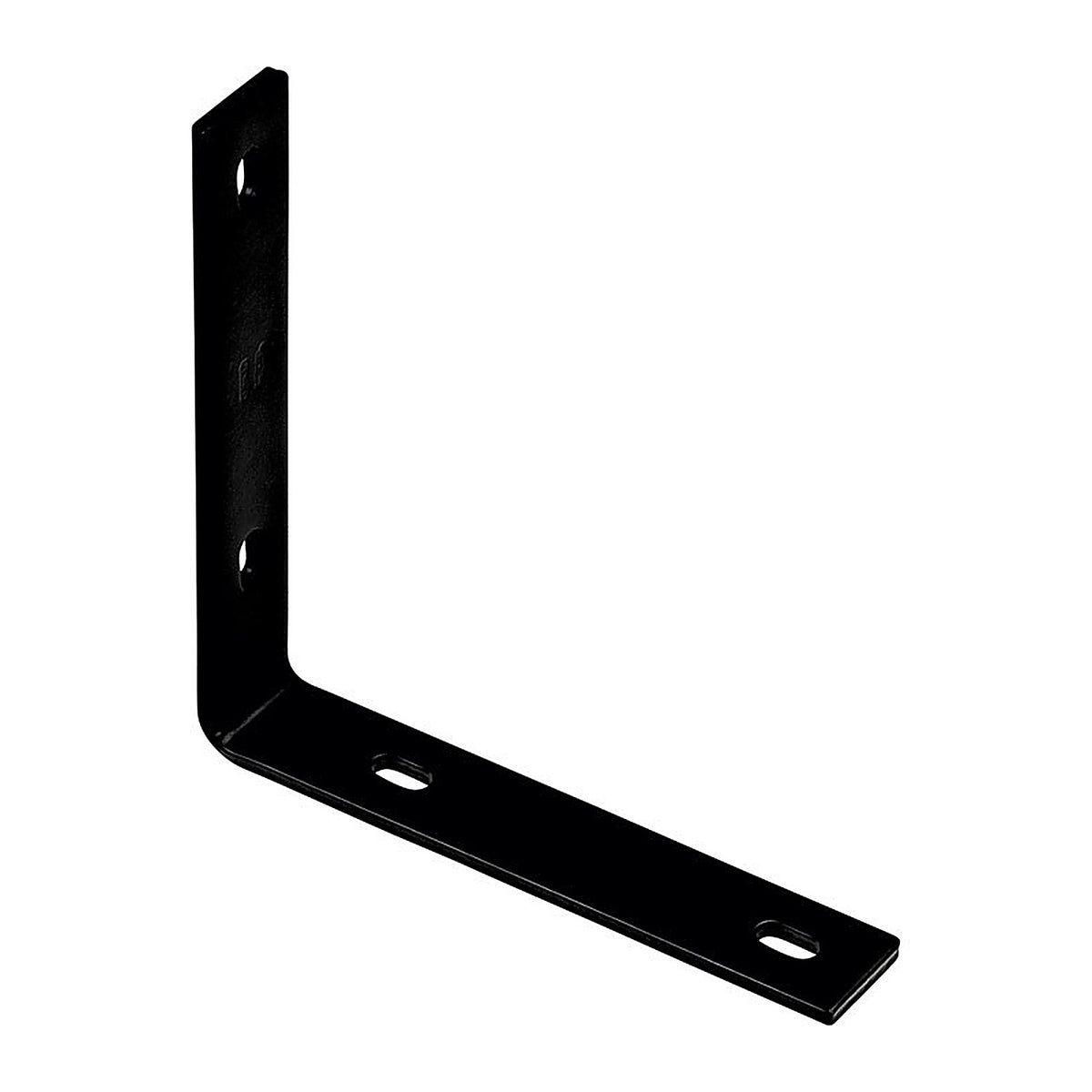National Hardware N351-467 8.25 in. H x 1.5 in. W x 0.25 in. D Black Carbon Steel Inside/Outside Corner Brace