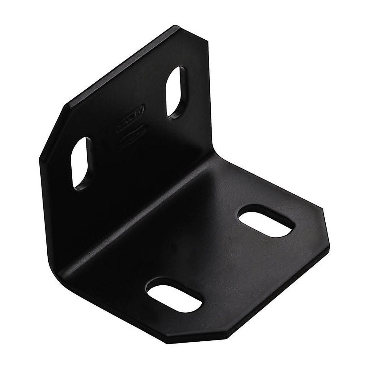 National Hardware N351-494 2.4 in. H x 3 in. W x 0.125 in. D Black Carbon Steel Inside/Outside Square Corner Brace